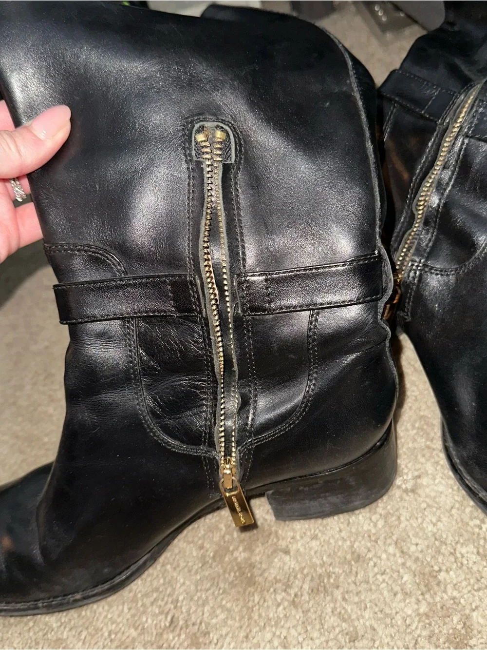 Black Tall Michael Kors Boots